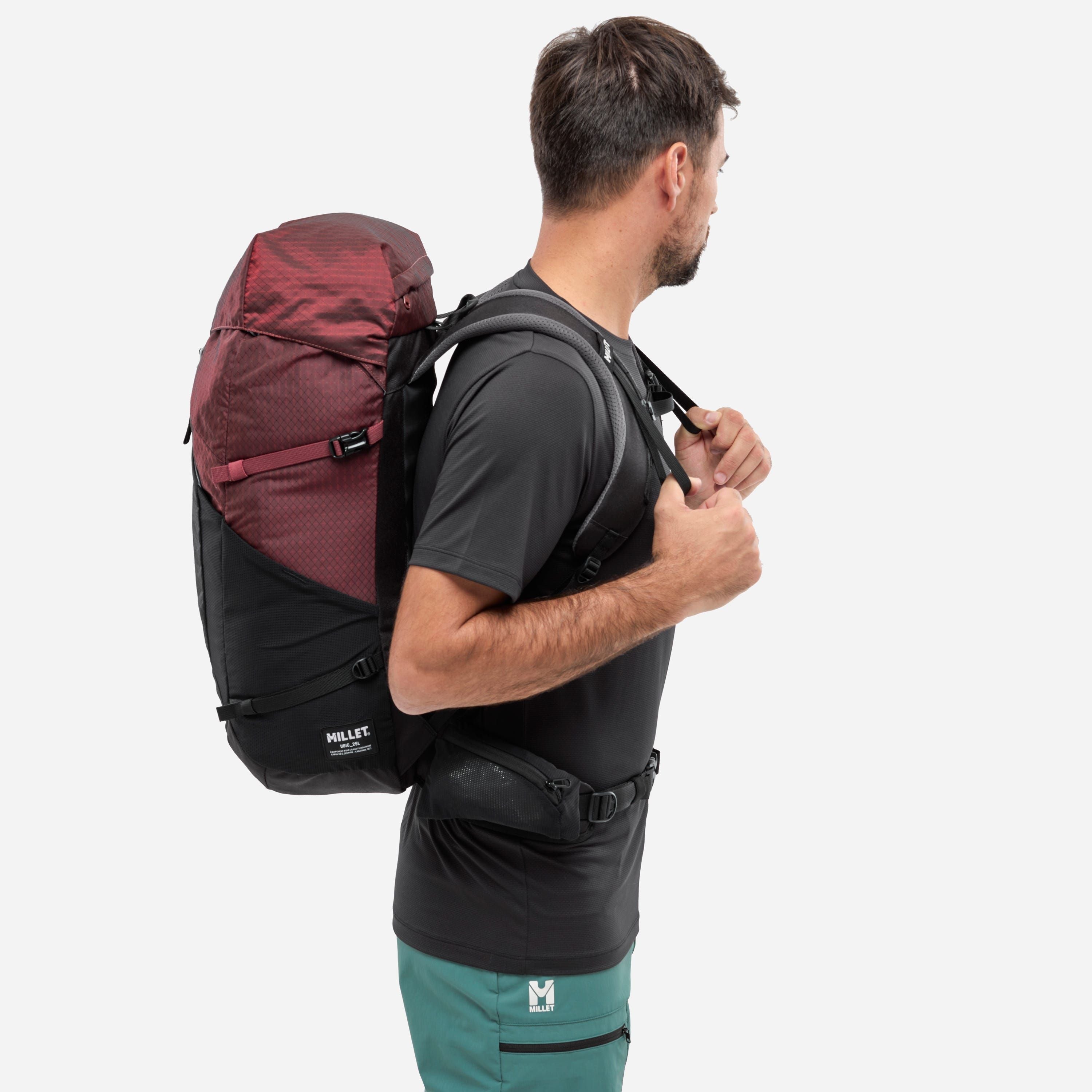 Zaino Ubic 25 Black/Dark Red