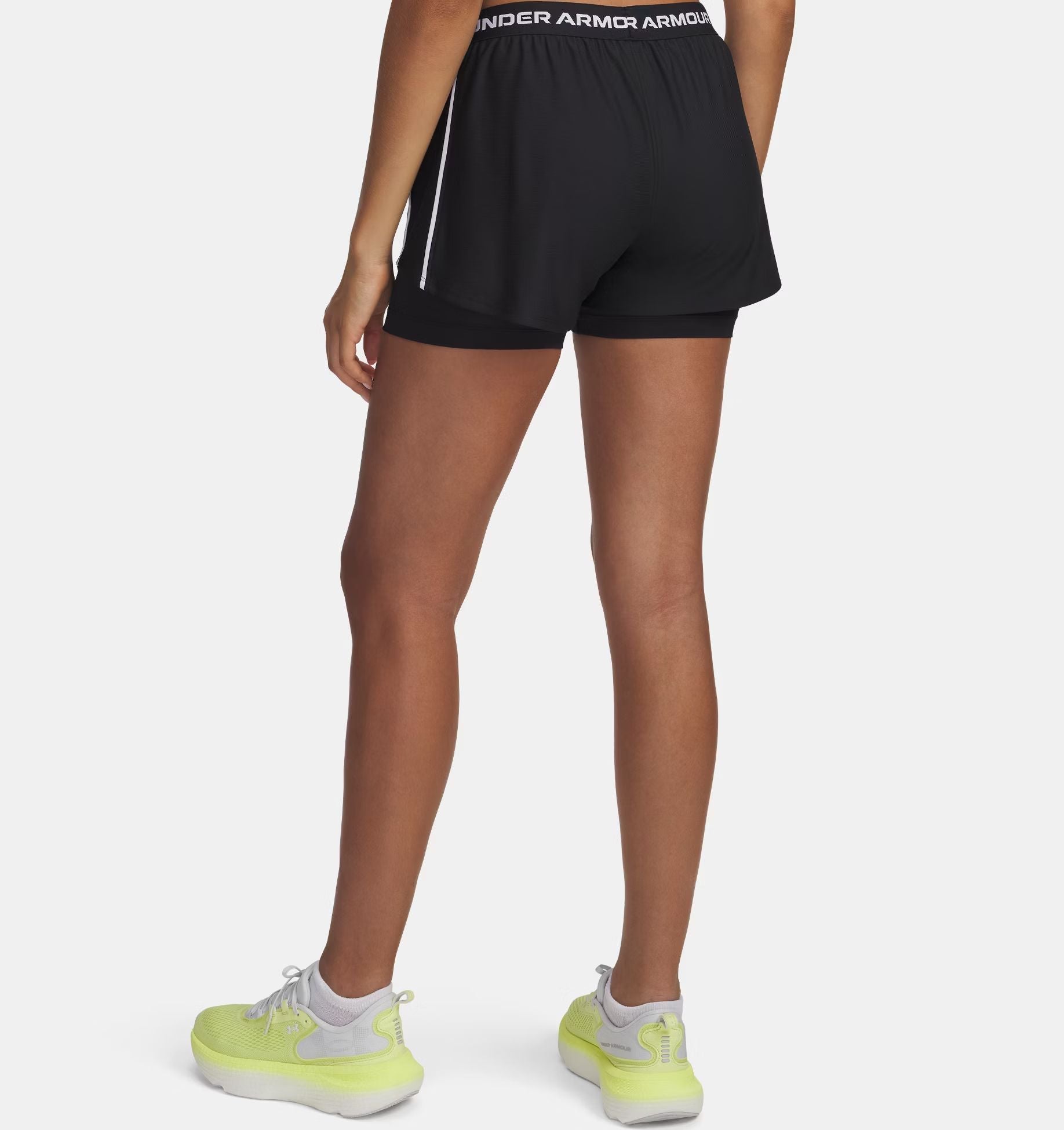 Pantaloncini Tech Play 2in1 Donna Black/White