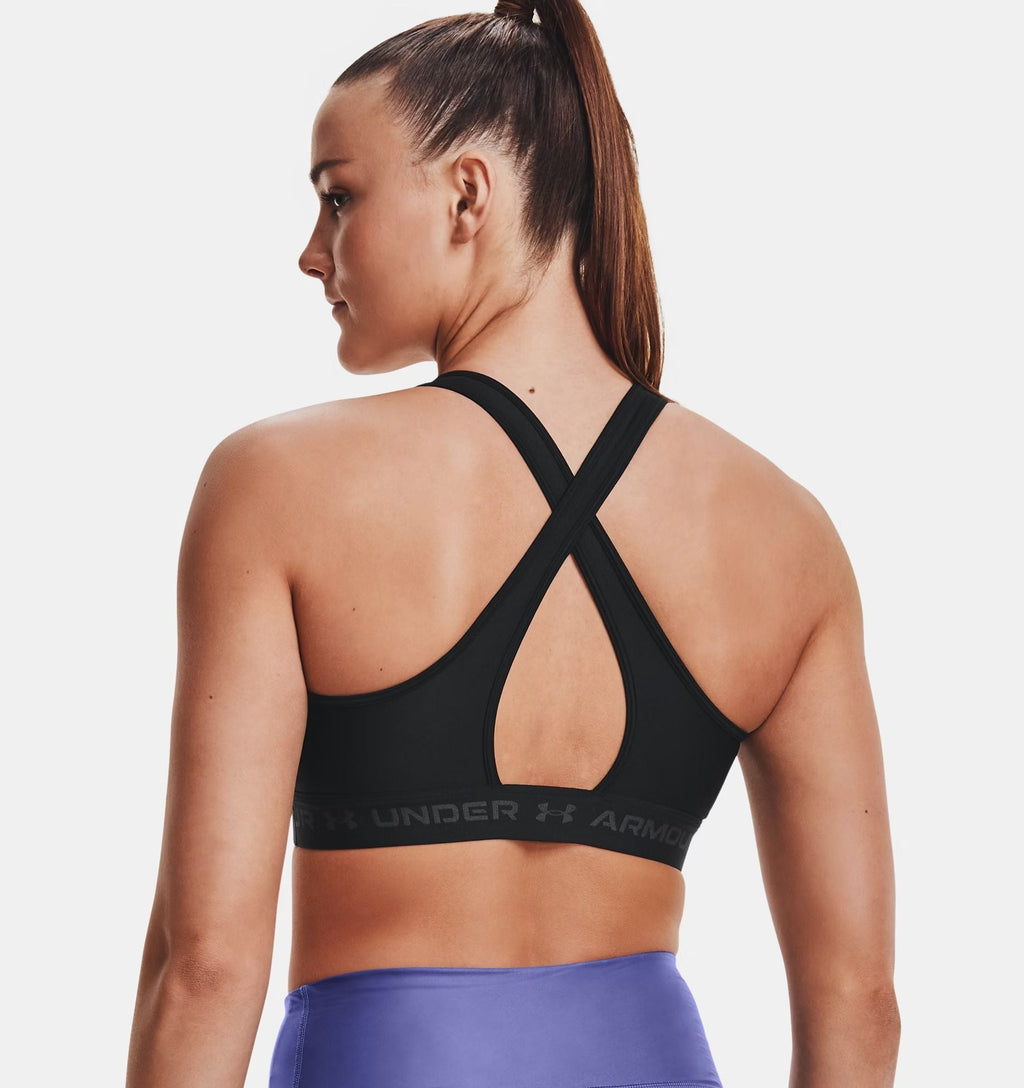 Top Mid Bra Donna Black/Jet Gray