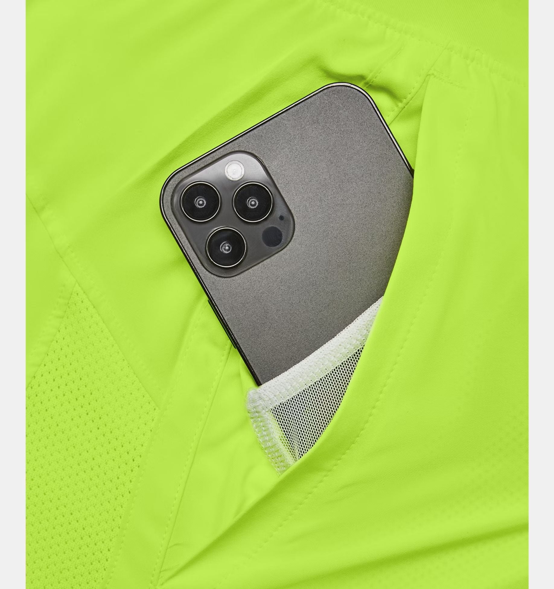 Pantaloncini Launch 5IN Uomo High Vis Yellow/Reflective