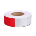 Nastro Adesivo Riflettente Catarifrangente Riflette Camion Auto 25M Bianco Rosso