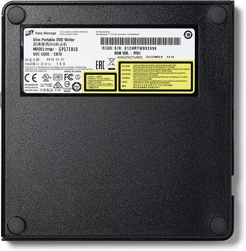 Lg Masterizzatore Esterno Dvd-Rw Usb Pc Computer Hitachi Ultraslim Portatile Dvd