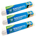 3 Rotoli Da 95 Buste Sacchetti 23x32 Sacchi Freezer Alimenti Congelatore Frigo