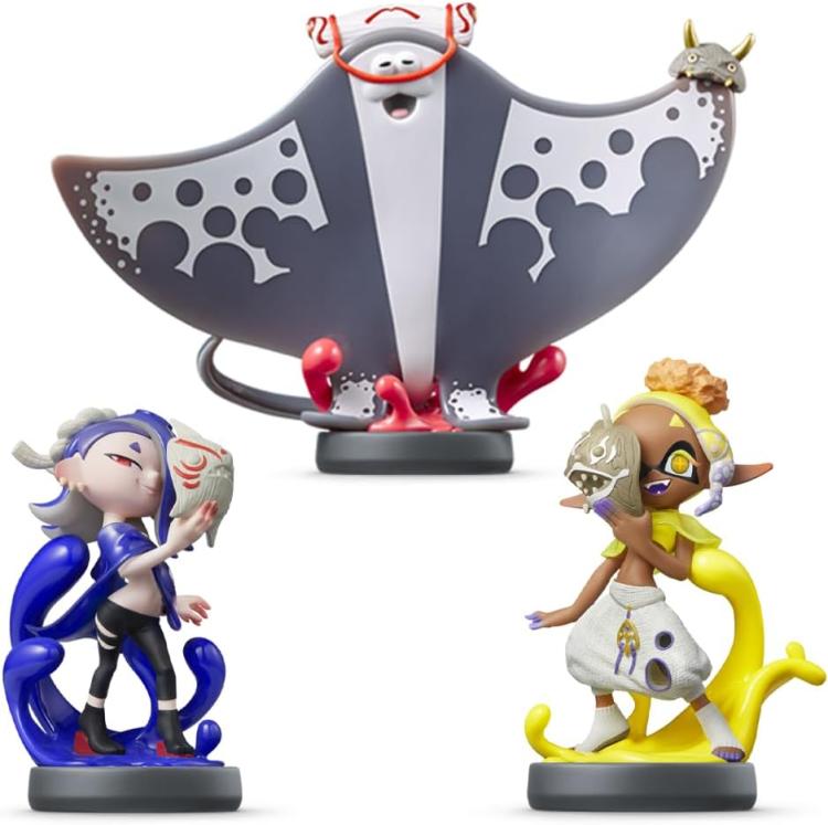 AMIIBO SPLATOON (PINUCCIA, MORENA E MANTALEO) PACK 3 IN 1NINTENDO SWITCH STATUA
