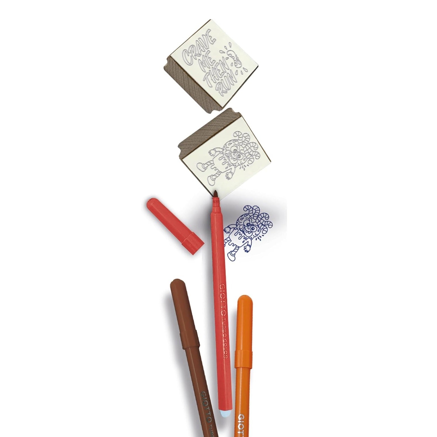 The Ultimate BRAINROT Colors & Funky Stamps Pennerelli Stampi (CHOCO PETRIFIER)  3+ Giotto Fila Made in Italy Set Regalo Bambini Natale Pasqua