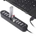 Ciabatta Hub Usb 8 Porte 1tb Multipresa Pendrive Pc Stazione Ricarica Smartphone