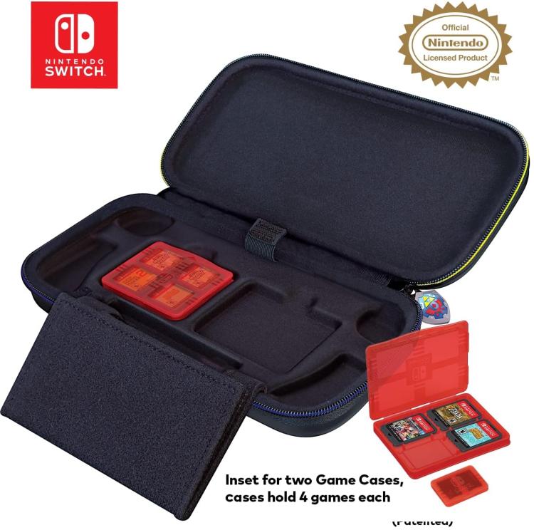 Nintendo Switch Travel Case Custodia Zelda Link'S Awakening Comp. Con Oled/Lite