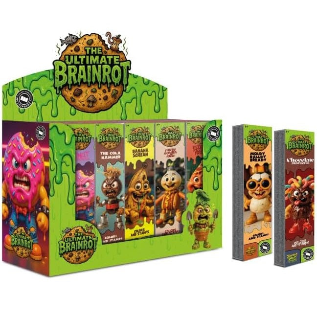 The Ultimate BRAINROT Colors & Funky Stamps Pennerelli Stampi (CHOCO PETRIFIER)  3+ Giotto Fila Made in Italy Set Regalo Bambini Natale Pasqua