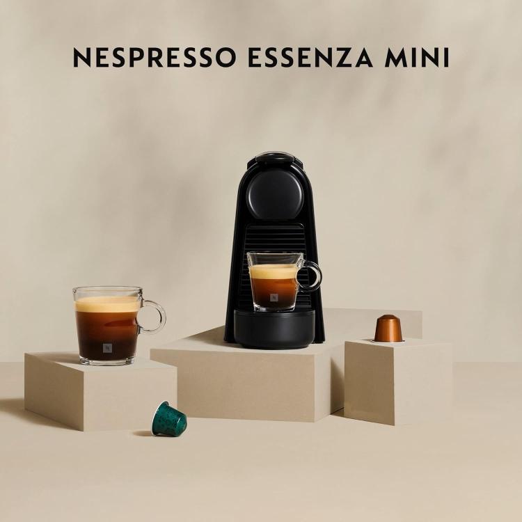 DE'LONGHI NESPRESSO ESSENZA MINI EN85.B MACCHINA DA CAFFÈ 0.6L LIME + 14 CAPSULE