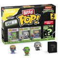 Funko Bitty Pop! Tmnt Tartarughe Ninja Turtles 4 Pack Donatello/Shredder/Baxter