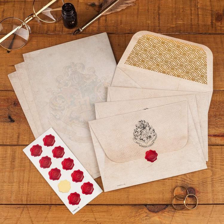 Paladone Harry Potter Hogwarts Set Scrittura Sigilli E Lettere V2 Letter Writing
