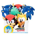 Jakks Pacific Sonic The Hedgehog Movie Peluche Display (8 Personaggi Misti) 23Cm