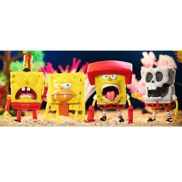 Super7 Spongebob "Band Geeks Spongebob" Action Reaction Figure Figura Collezione