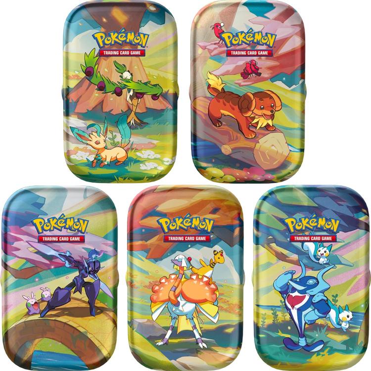 Pokemon Mini Tin: Paldea Sfavillante Collezione Gcc Tcg (Dachsbun-Oricorio) Ita