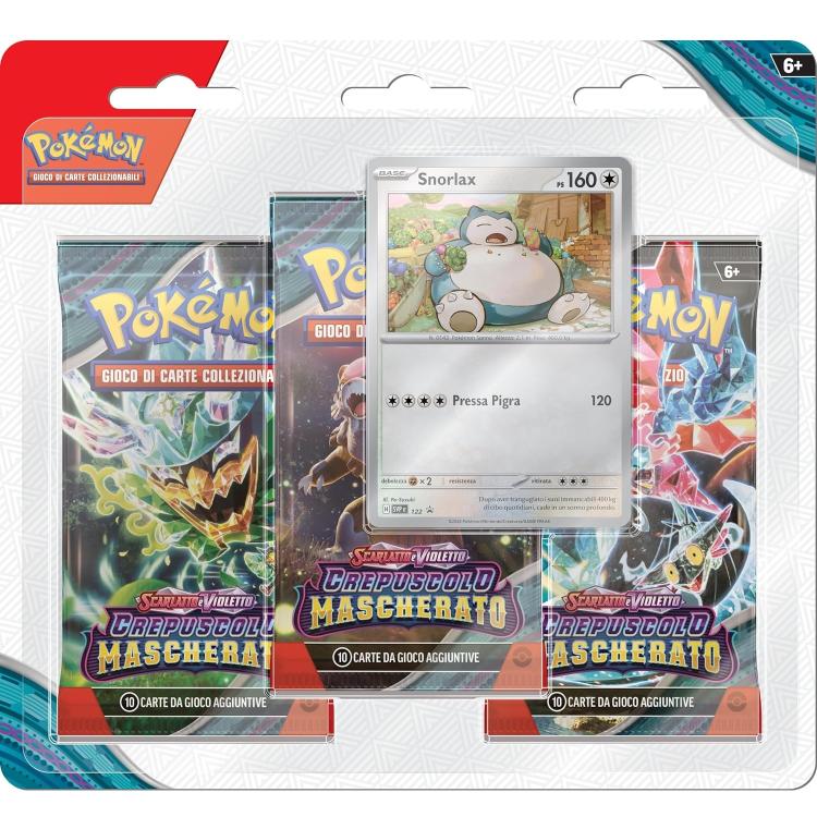 Pokemon Espansione 3 Bustine Crepuscolo Mascherato Scarlatto Violetto Ita Random