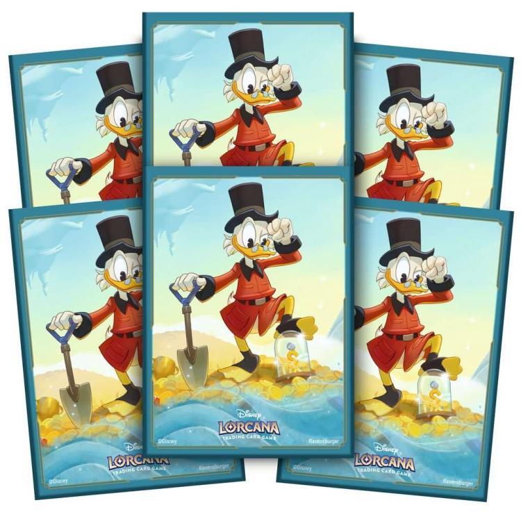 Disney Lorcana Terre D'Inchiostro "Zio Paperone" 65 Custodie Card Sleeves Set 3