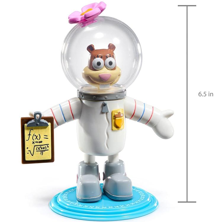 BENDYFIGS - SPONGEBOB SQUAREPANTS (SANDY CHEEKS) ACTION FIGURE 16CM NOBLE COLL.