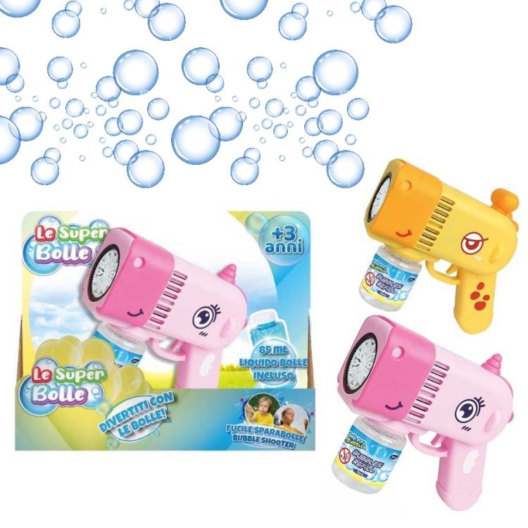Joko Pistola Spara Bolle Sapone Giocattolo Bambini Luci/Suoni Batteria Unicorno