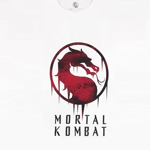 DIFUZED - T-SHIRT: MORTAL KOMBAT (XXL) MAGLIA LOGO VIDEOGAMES VIDEOGIOCO PS4 PS5