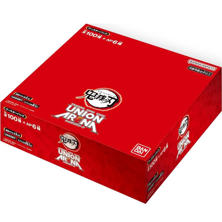 BANDAI UNION ARENA UA05BT DEMON SLAYER TCG BOOSTER PACK BOX 20 BUSTINE GIAPPONE