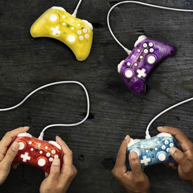 Pdp Mini Controller Nintendo Switch Wired Joystick Cavo Rock Candy Cosmo Berry