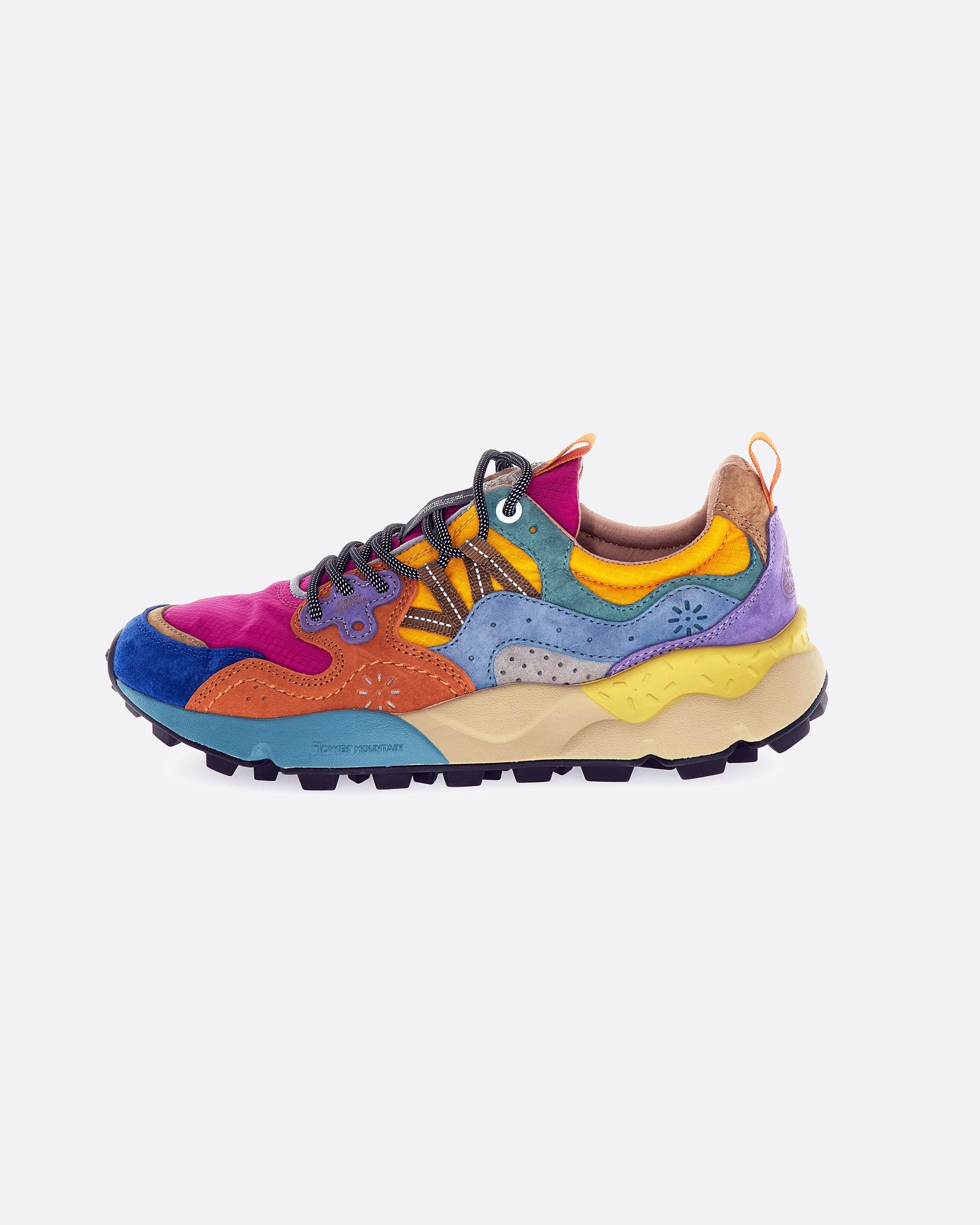 Sneakers Yamano 3 Uni Suede/Nylon Orange/Black/Rasberry