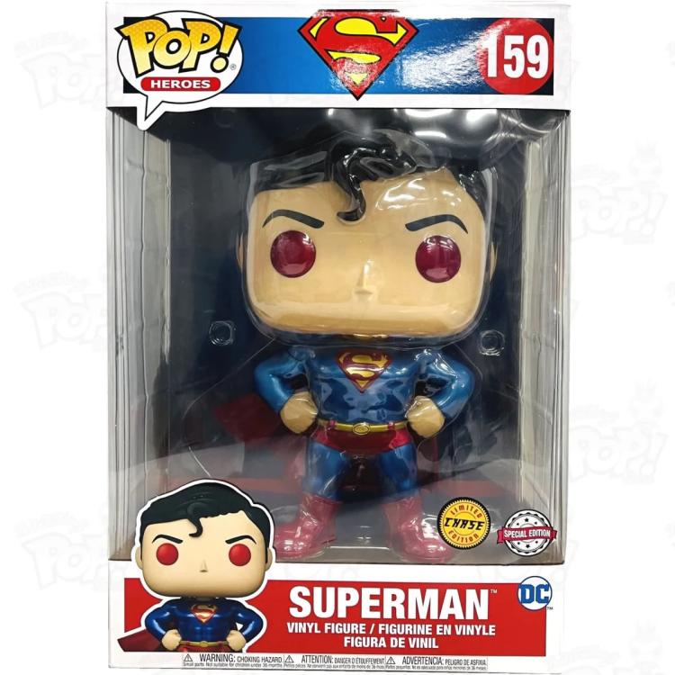 Funko Pop Heroes Dc Comics 159 Superman (Chase) 25Cm Special Edition Statuetta