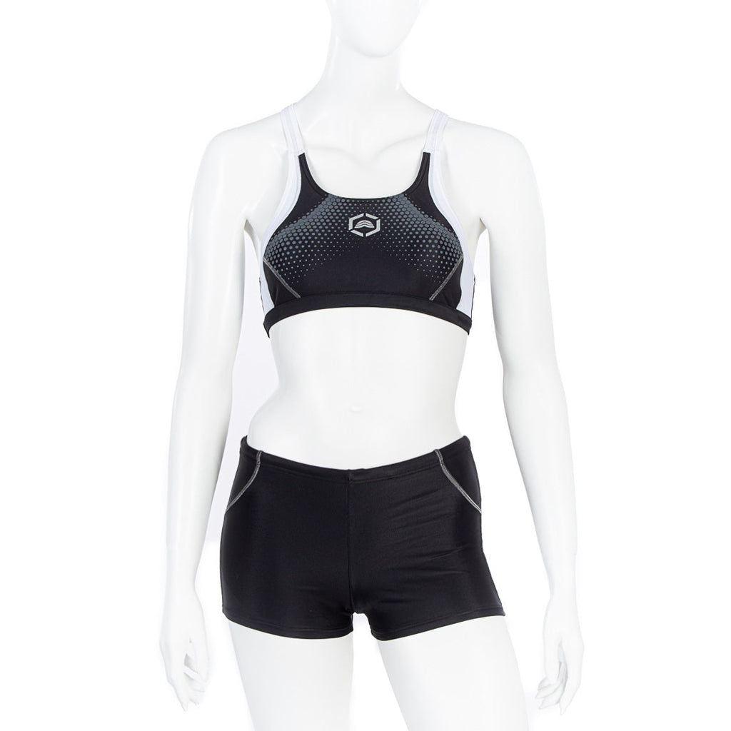 Aquarapid costume 2 pezzi da donna per mare o piscina ALFA/C black