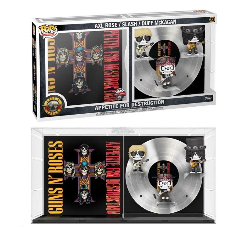 Funko Pop! Albums 23 Guns N' Roses Destruction Axl Roses Slash Duff Mckagan (23)