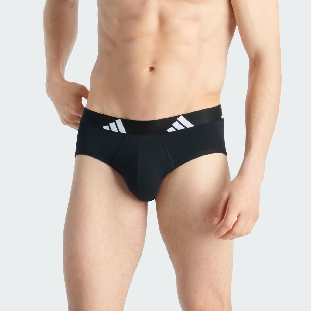 Adidas Intimo Slip Active Flex Cotton Uomo Nero - JK3936