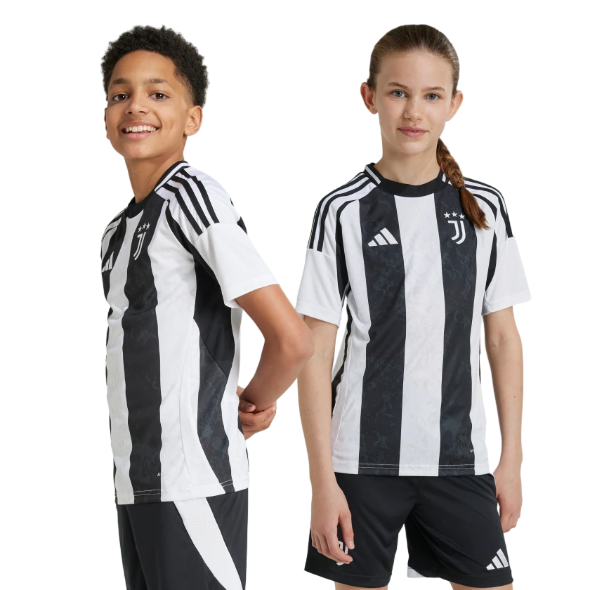 Adidas Maglia Home 24/25 Junior Juventus Bianco Nero - IT3552