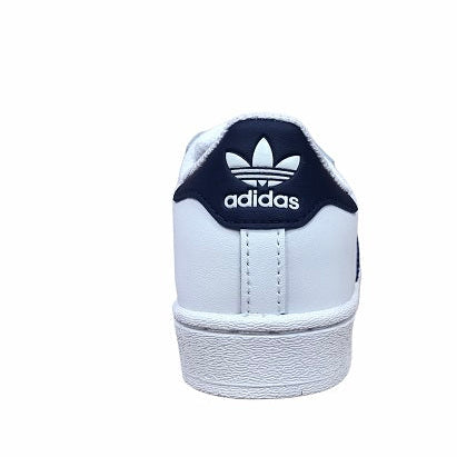 Adidas sneakers bassa per ragazzi Superstar C GZ2884 bianco-blu