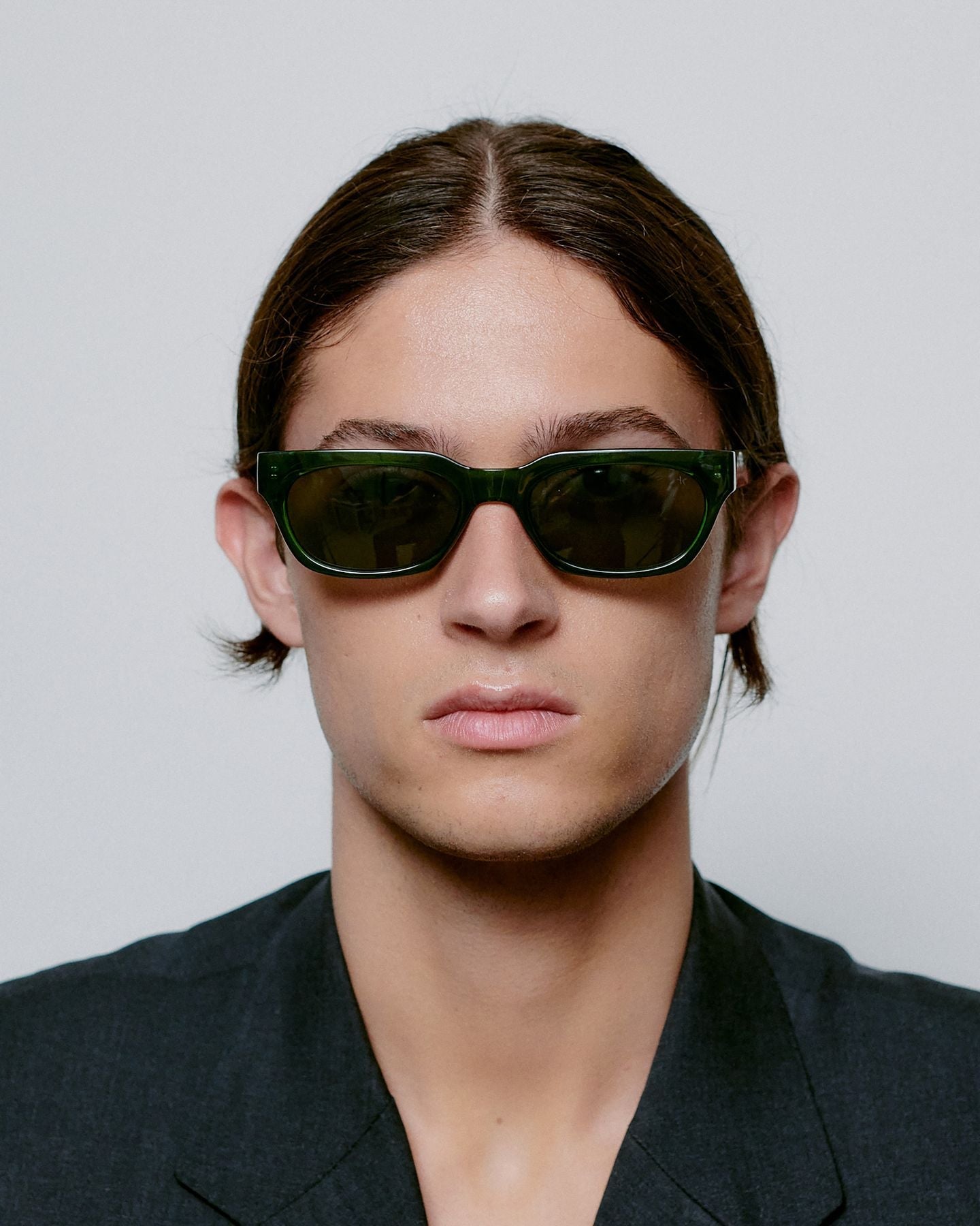 Occhiale da Sole Bror Dark Green Transparent