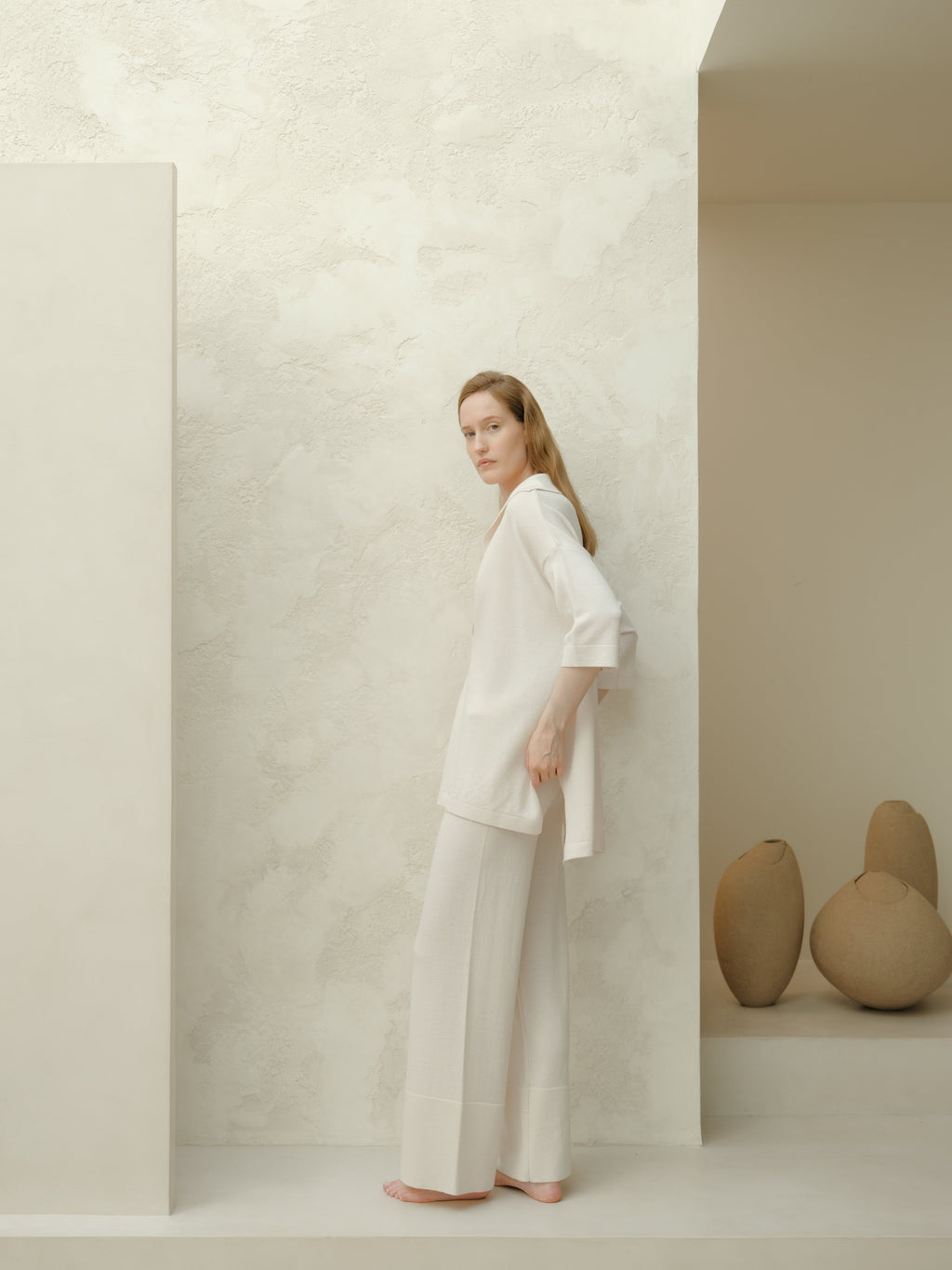 Extra Fine Merino Wool Maxi Polo