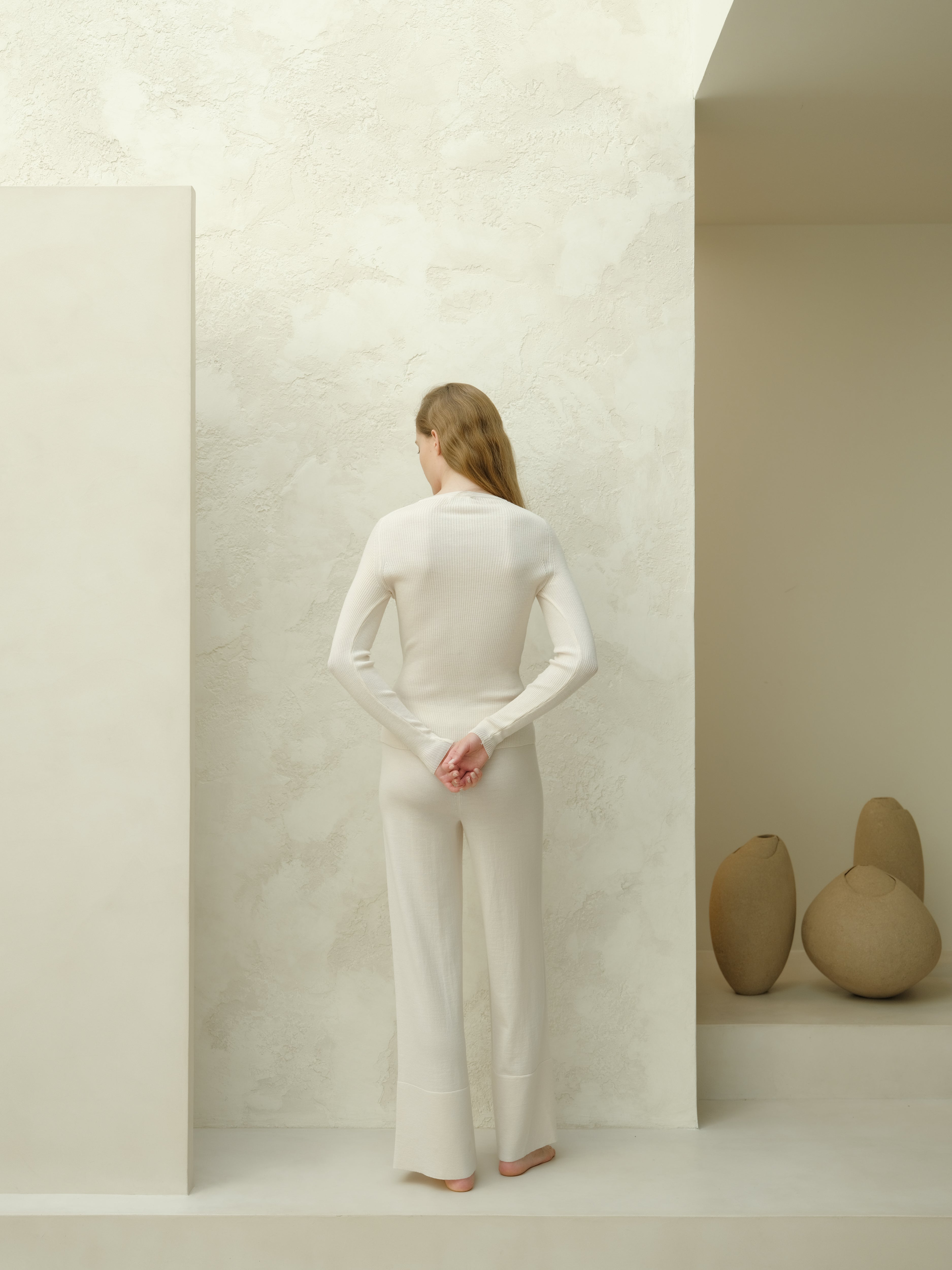 Extra Fine Merino Ribbed Fine Hanley Sweater