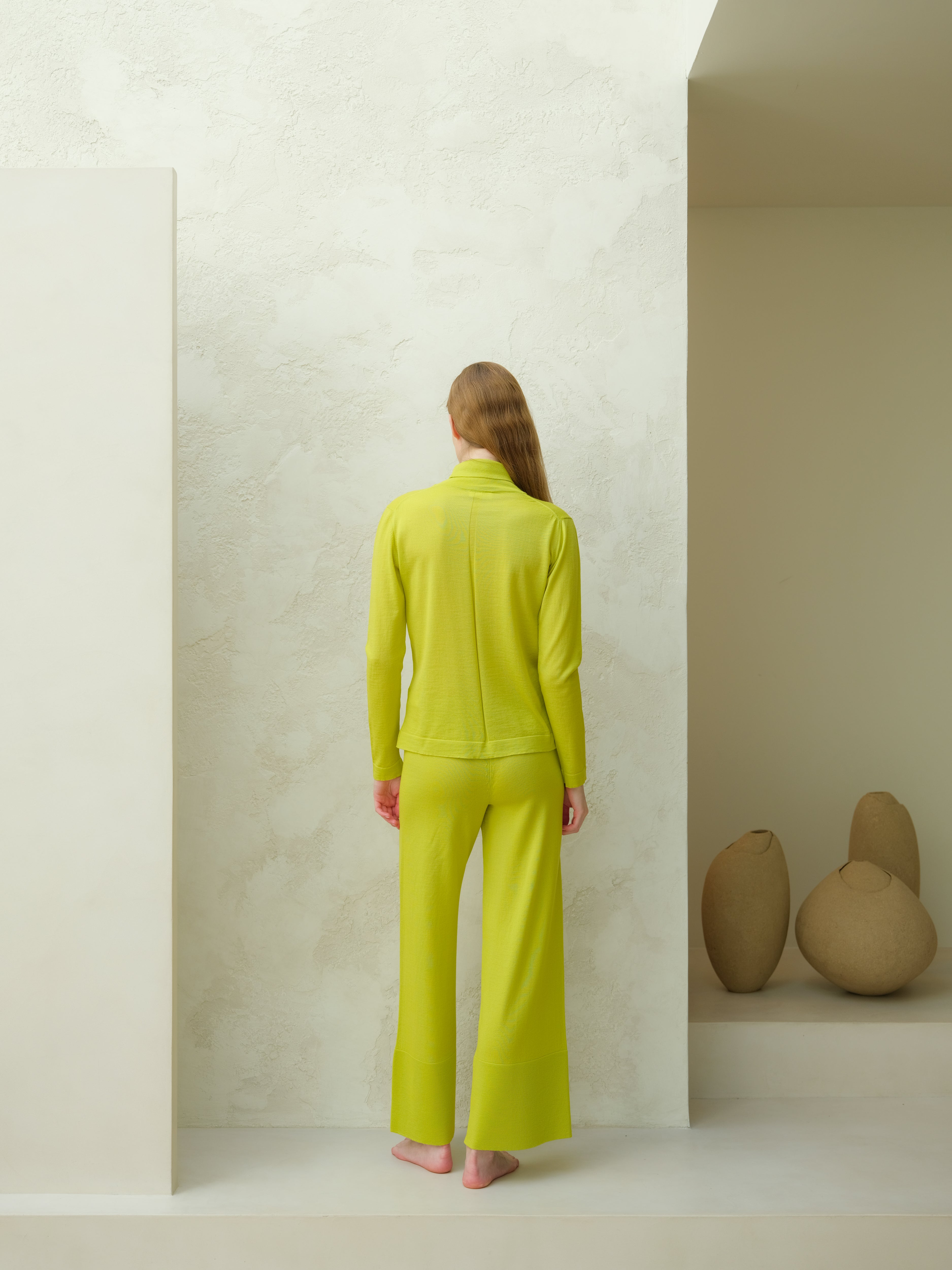 Extra Fine Merino Wool Turtleneck with Straight Sleeve