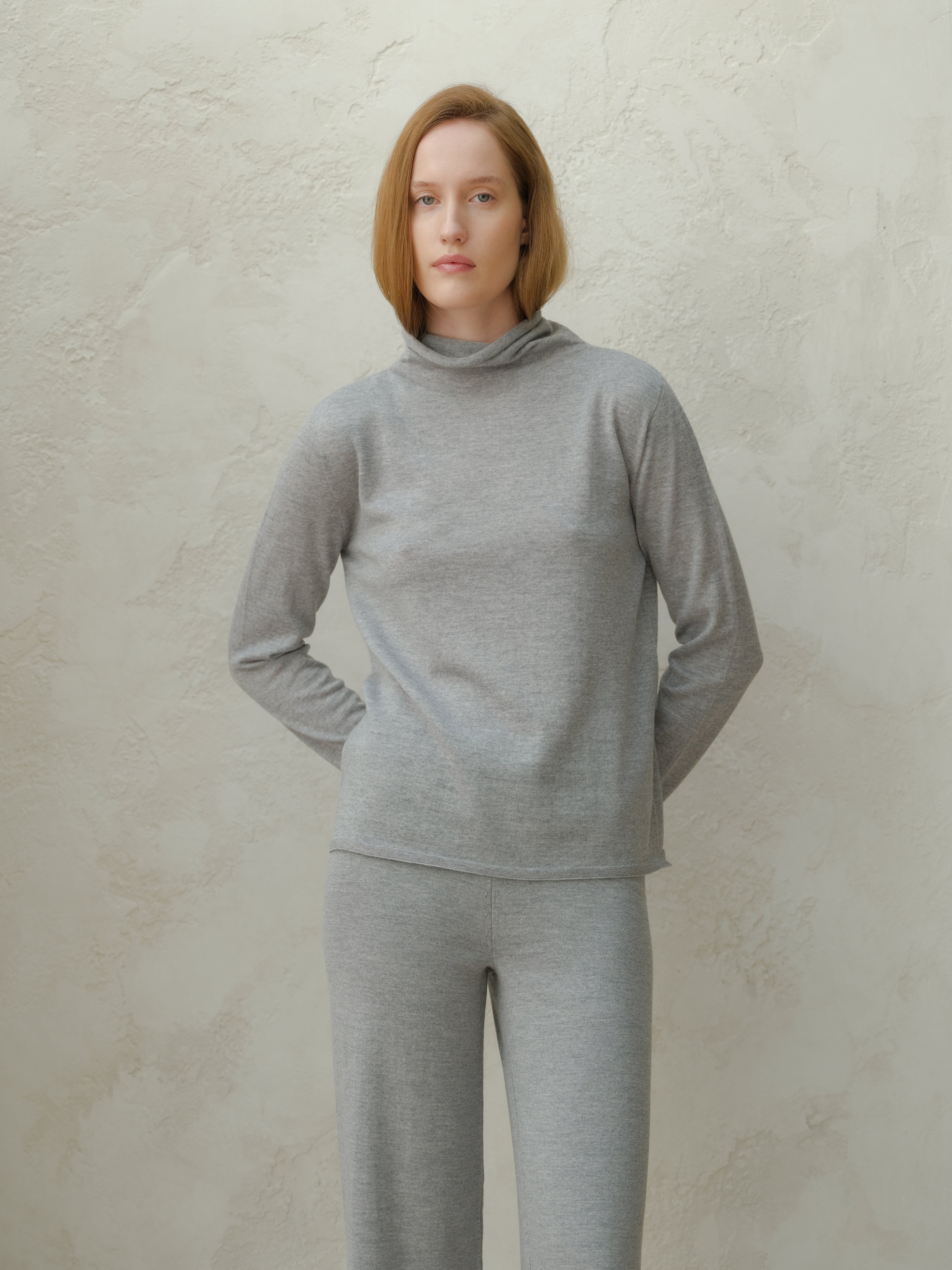 Extra Fine Merino Wool Relaxed Turtleneck (3D-Knit)