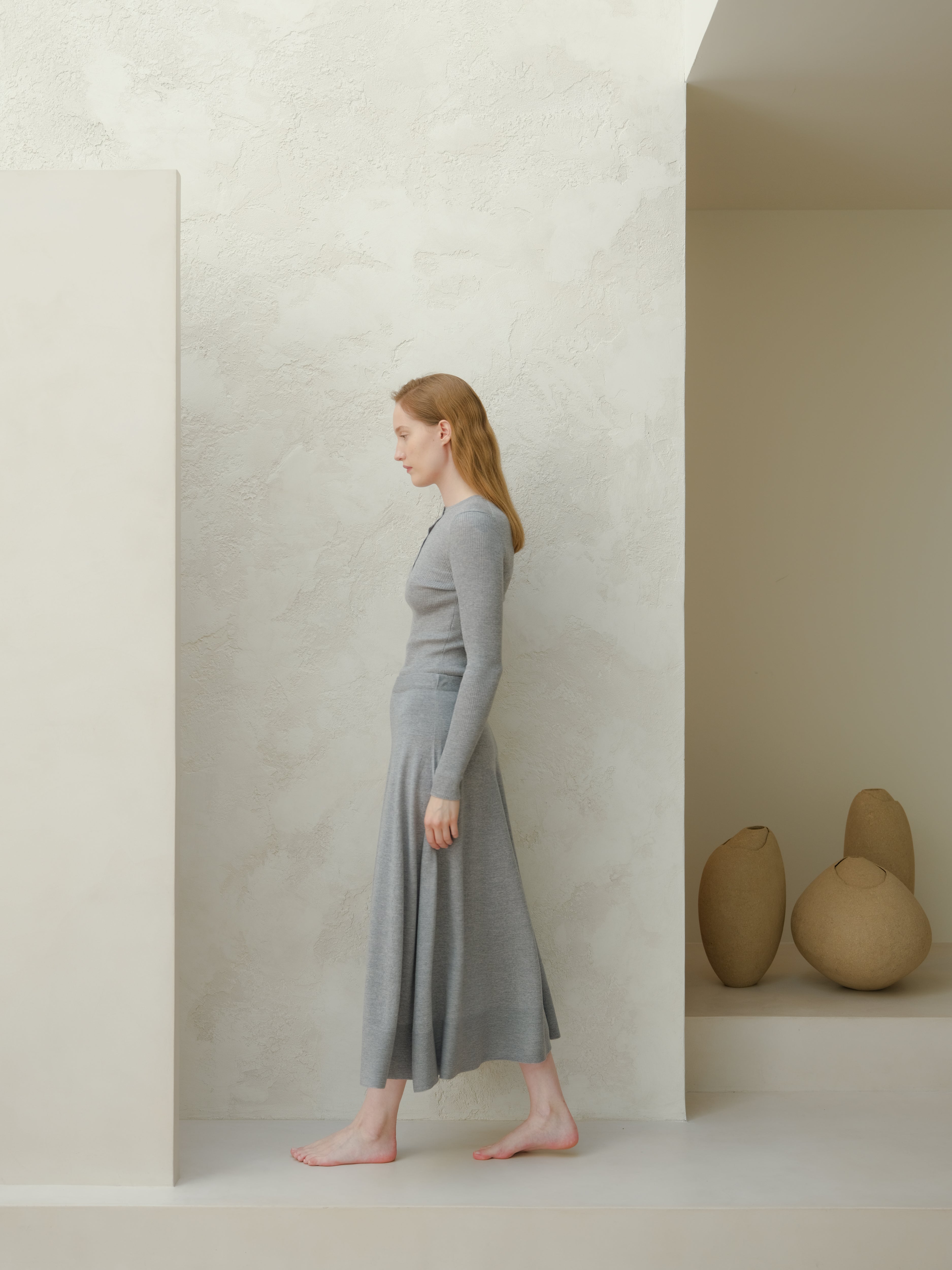 Extra Fine Merino Ribbed Fine Hanley Sweater