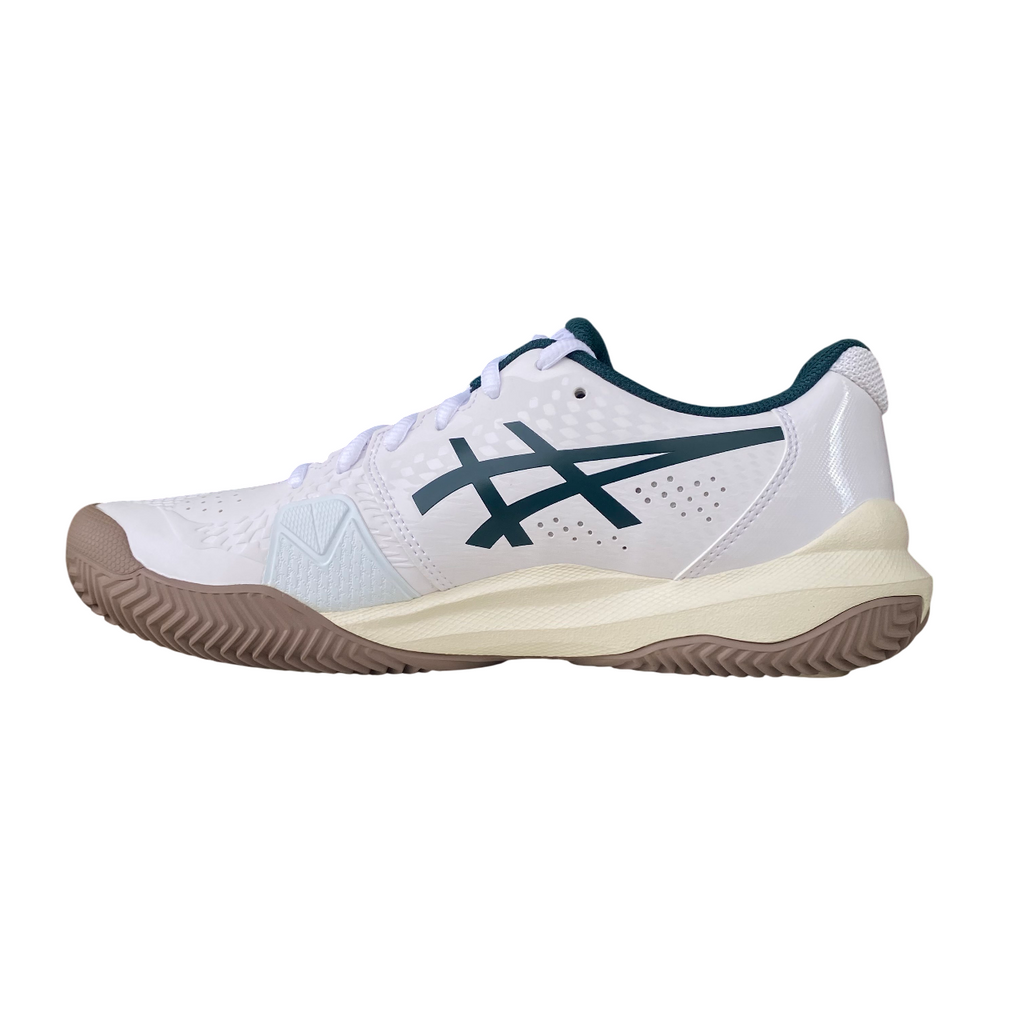 ASICS Gel-Challenger 14 Clay 1041A449-104 Bianco Verde | Tennis Terra Battuta Uomo