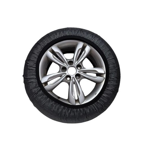 Calze Da Neve Per Auto Omologate En 16662-1 Con Guanti Catene Gomme Taglia (L)