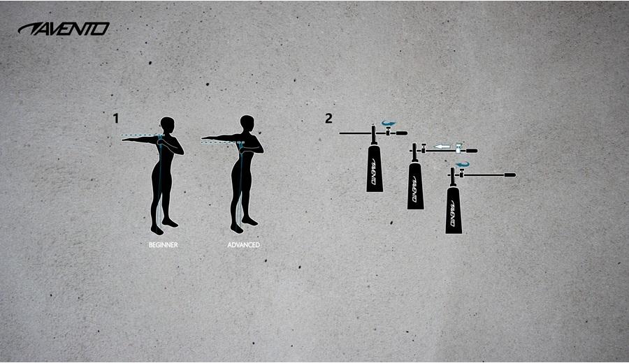 Avento Corda per Saltare Speed Grip 42HD - Fitness Professionale Blu