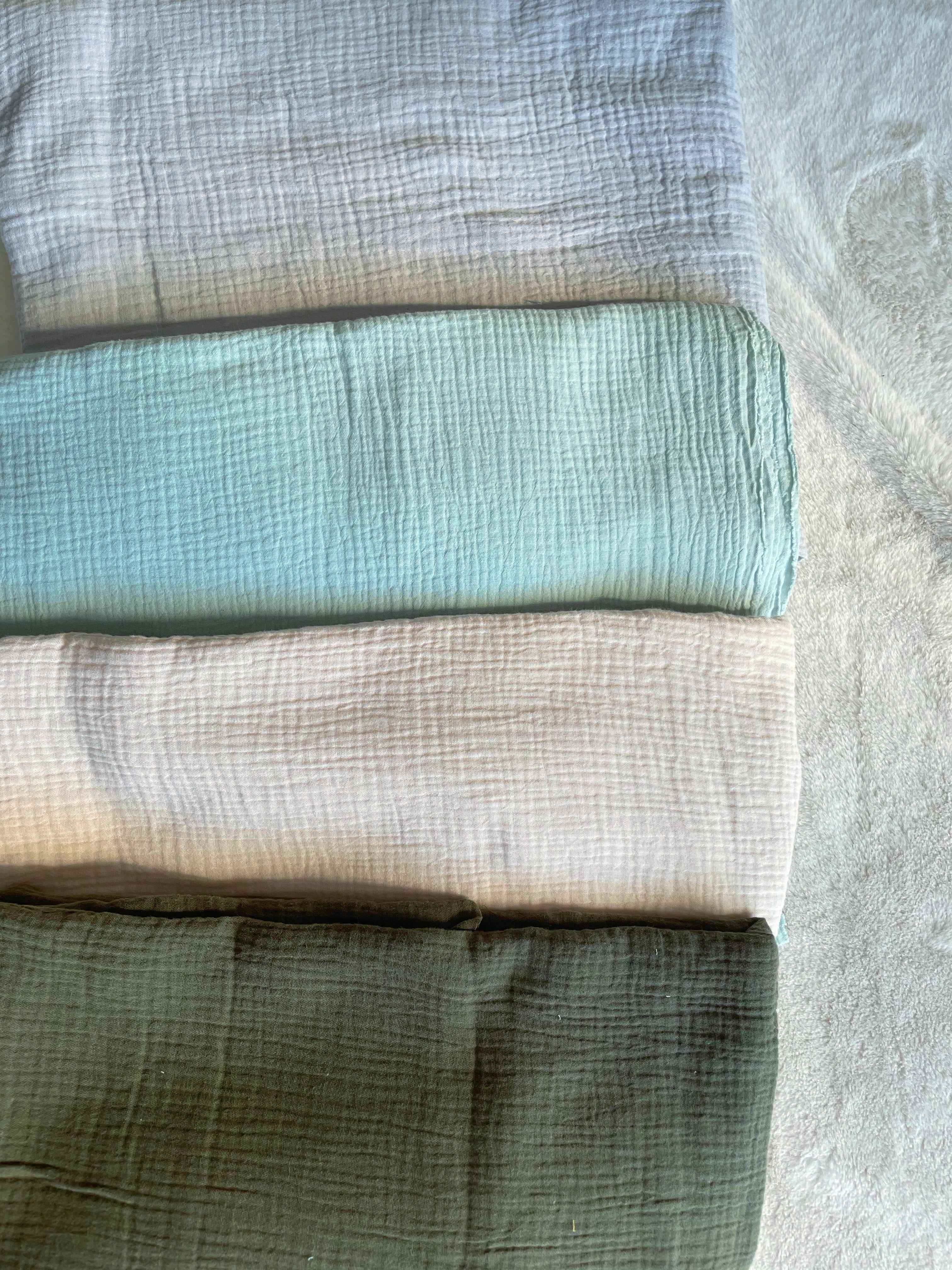 Coprifasce kimono neonato in mussola di cotone