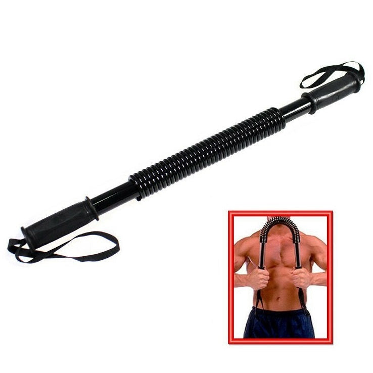Power-Twister Barra Di Potenza Molla Attrezzi Per Palestra Fitness Sport 50Kg