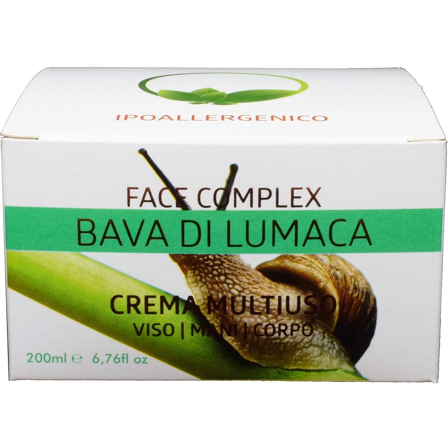 Crema Multiuso Face Complex Per Viso Mani Corpo Alla Bava Di Lumaca Da 200ml