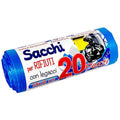 200 BUSTE SACCHI SACCHETTI RIFIUTI SPAZZATURA RACCOLTA DIFFERENZIATA 50X60cm BLU