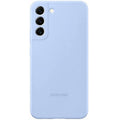 Samsung Silicone Cover Galaxy S22+ Cellulare Custodia Blue Morbida Celeste 5G