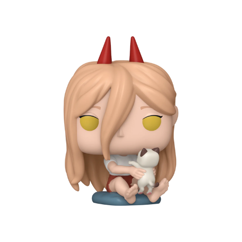 Funko Pop ! Animation - Chainsaw Man (1766) Power w/ Meowy Cat EXM 9cm
