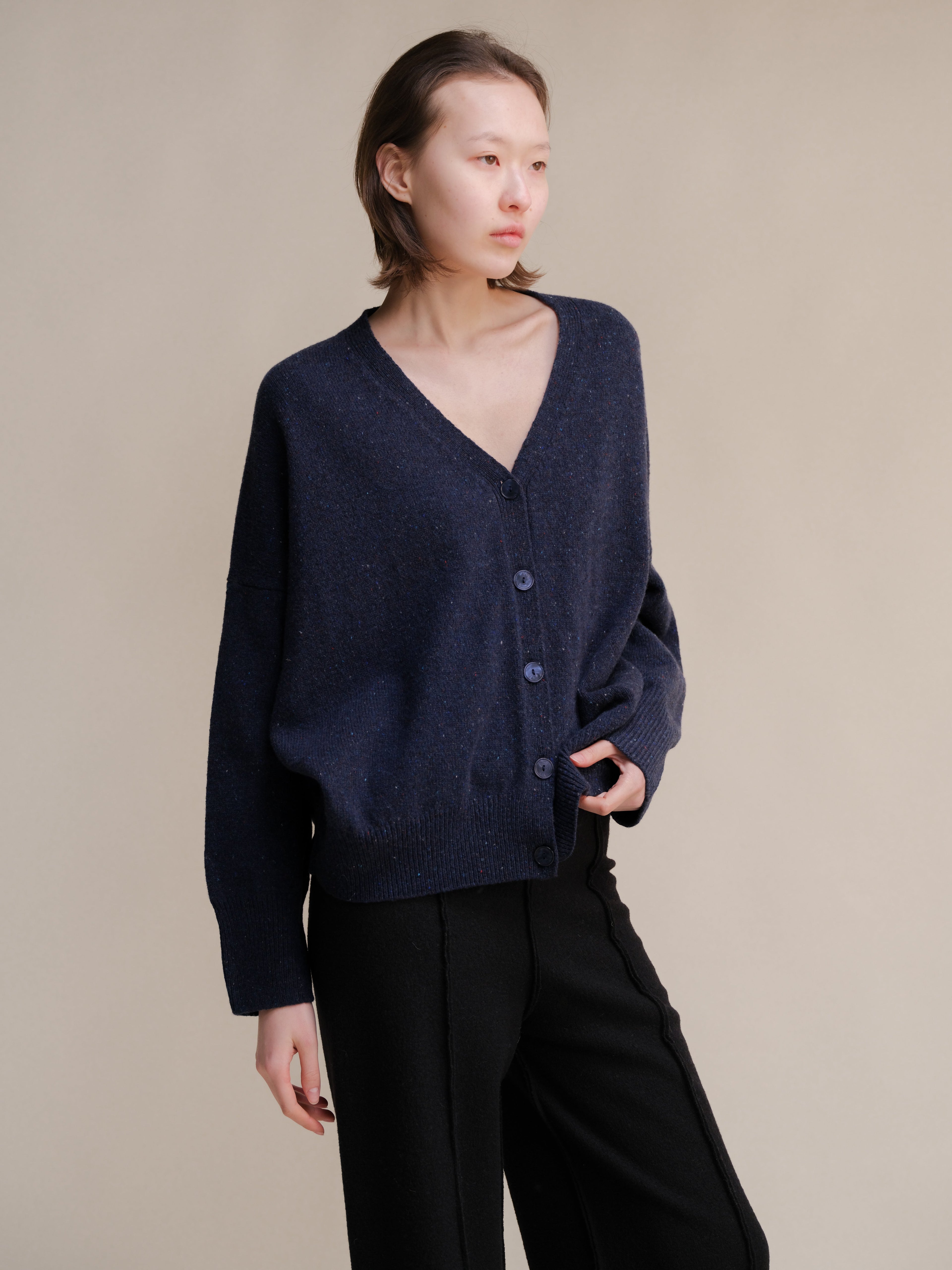 Tweed Oversized Cardigan