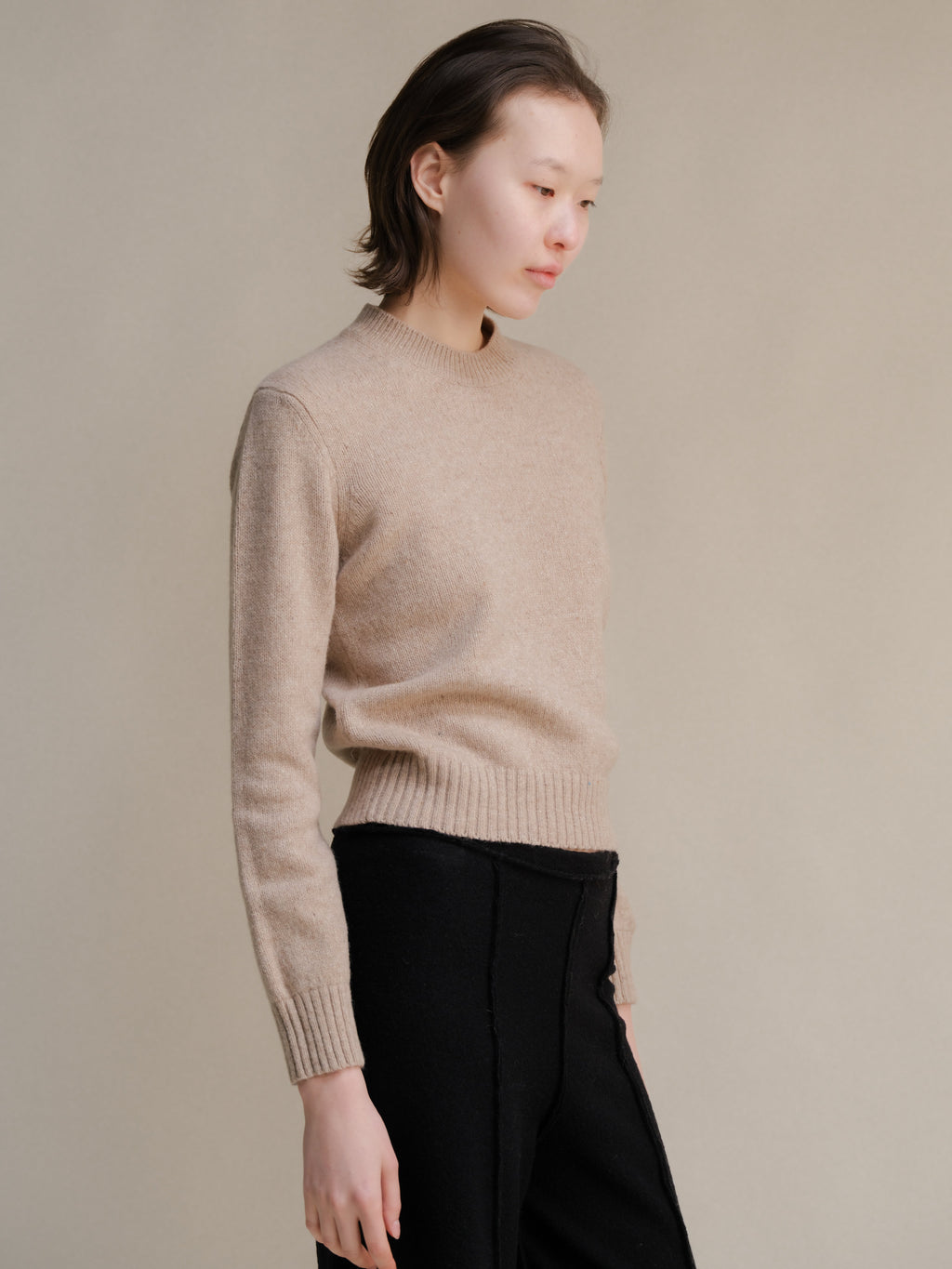 Tweed Crewneck Sweater