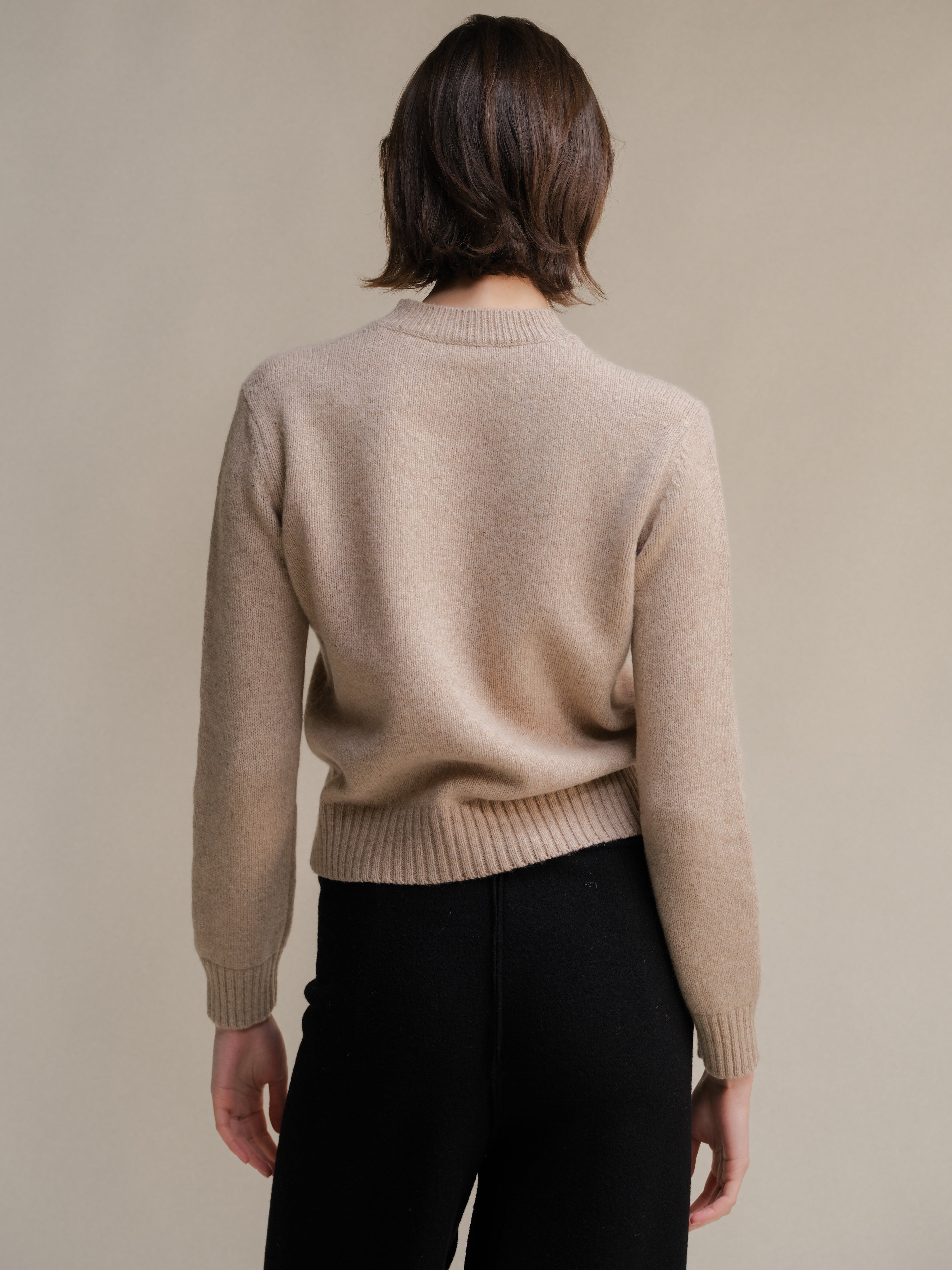 Tweed Crewneck Sweater